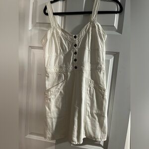 White Jean Dress